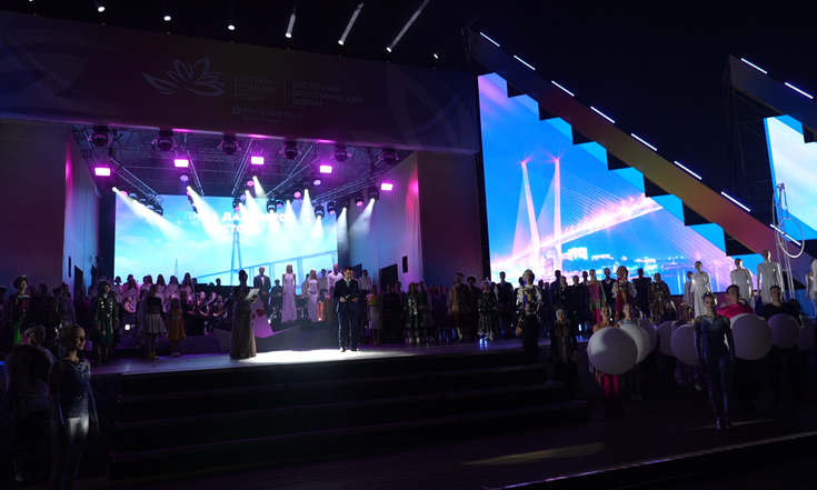 Церемония открытия выставки «Улица Дальнего Востока» состоялась в рамках ВЭФ-2021